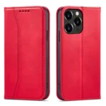 Magnet Fancy Case Case For Flip Cover Wallet Stand Red iPhone 14 Pro Tok