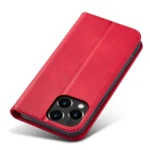 Magnet Fancy Case Case For Flip Cover Wallet Stand Red iPhone 14 Pro Tok
