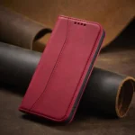 Magnet Fancy Case Case For Flip Cover Wallet Stand Red iPhone 14 Pro Tok