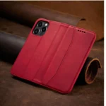 Magnet Fancy Case Case For Flip Cover Wallet Stand Red iPhone 14 Pro Tok