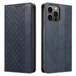 Magnet Strap Case Flip Wallet Mini Lanyard Stand Blue iPhone 14 Pro Tok