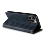 Magnet Strap Case Flip Wallet Mini Lanyard Stand Blue iPhone 14 Pro Tok