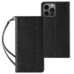 Magnet Strap Case For Pouch Wallet + Mini Lanyard Pendant Black iPhone 12 Pro Max Tok