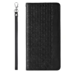 Magnet Strap Case For Pouch Wallet + Mini Lanyard Pendant Black iPhone 12 Pro Max Tok