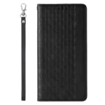 Magnet Strap Case For Pouch Wallet + Mini Lanyard Pendant Black iPhone 12 Pro Max Tok