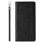 Magnet Strap Case For Pouch Wallet + Mini Lanyard Pendant Black iPhone 13 Tok