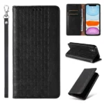 Magnet Strap Case For Pouch Wallet + Mini Lanyard Pendant Black iPhone 13 Tok
