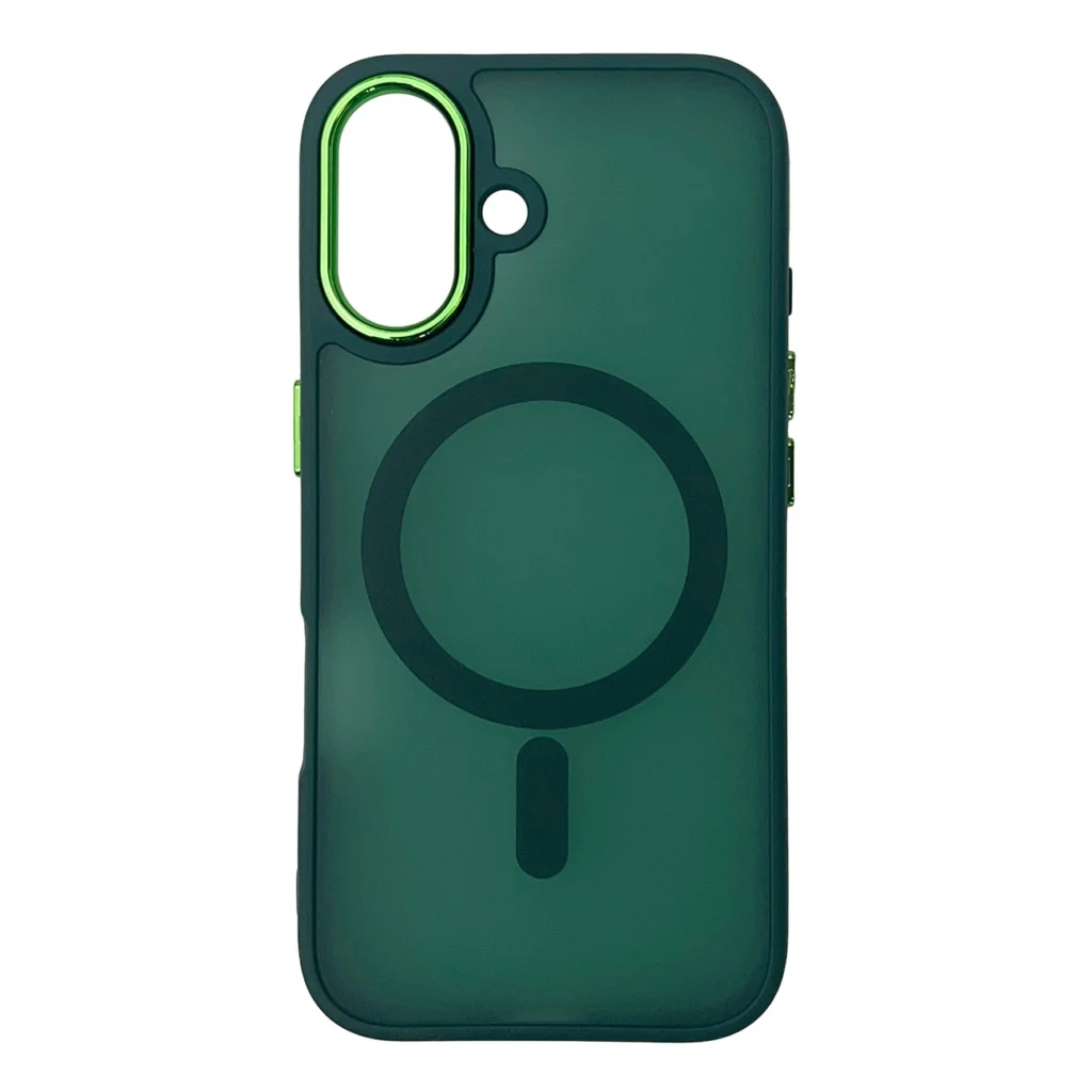 Magnetic Collection MagSafe Case Dark Green iPhone 16 Tok