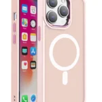 Magnetic Color Matte Case For - Pink iPhone 15 Pro Max Tok