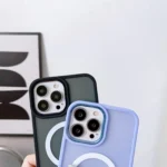 Magnetic Color Matte Case For - Purple iPhone 15 Pro Max Tok