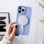 Magnetic Color Matte Case For - Purple iPhone 15 Pro Max Tok