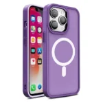 Magnetic Color Matte Case For - Purple iPhone 15 Pro Max Tok