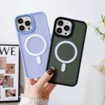 Magnetic Color Matte Case For - Purple iPhone 15 Tok