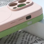 MagSafe Compatible Silicone Case For Silicone Case - Cream iPhone 15 Pro Max Tok