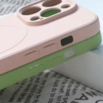 MagSafe Compatible Silicone Case For Silicone Case - Cream iPhone 15 Pro Max Tok