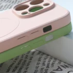 MagSafe Compatible Silicone Case For Silicone Case - Cream iPhone 15 Pro Tok