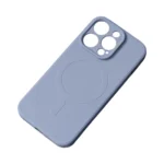 MagSafe Compatible Silicone Case For Silicone Case - Gray iPhone 15 Pro Tok