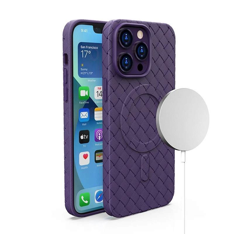 MagSafe Woven Case For - Purple iPhone 13 Pro Tok