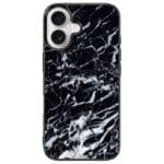 Márvány Fekete iPhone 16 Tok