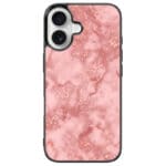Márvány Rose Rózsaszín iPhone 16 Tok
