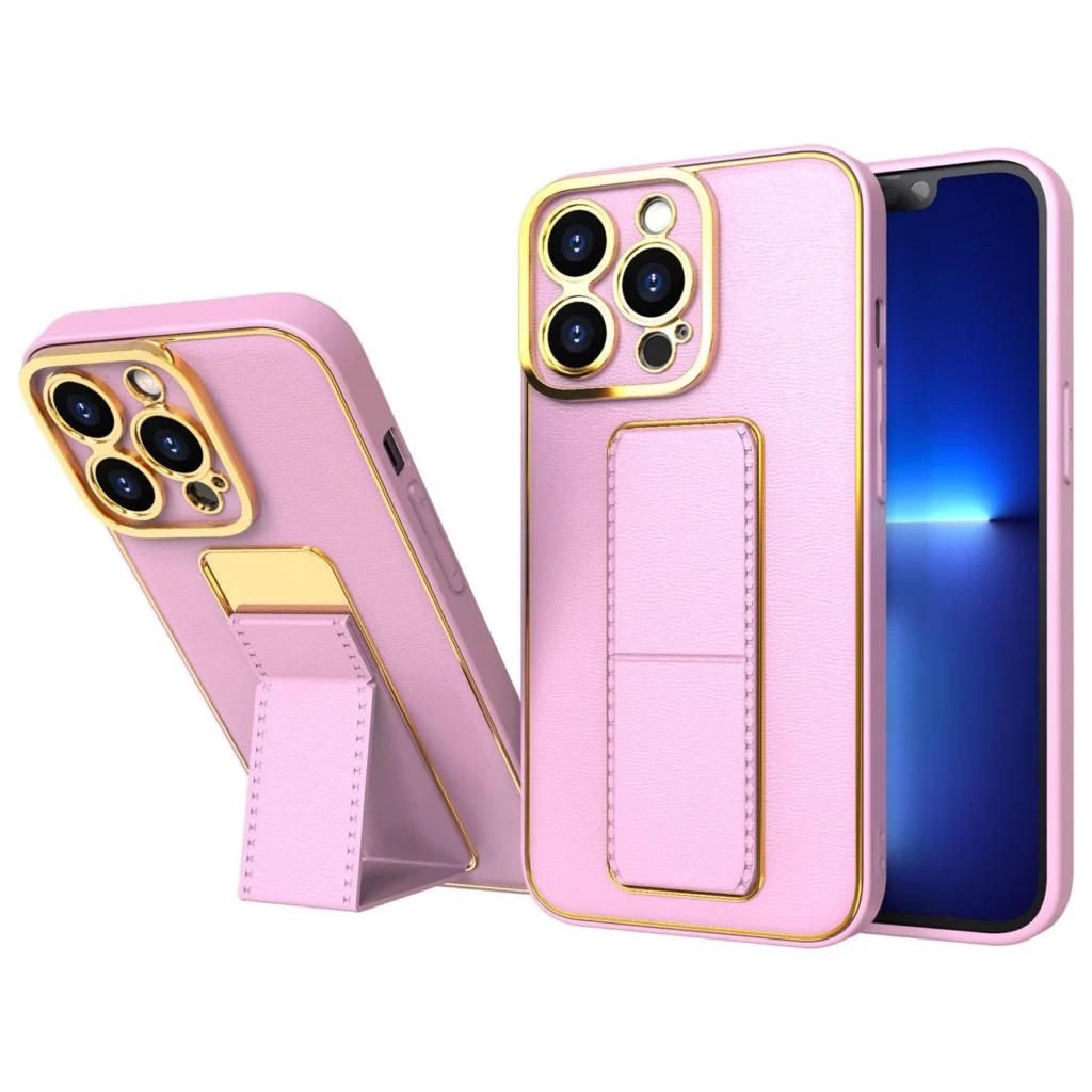 New Kickstand Case Case For With Stand Pink iPhone 13 Pro Max Tok