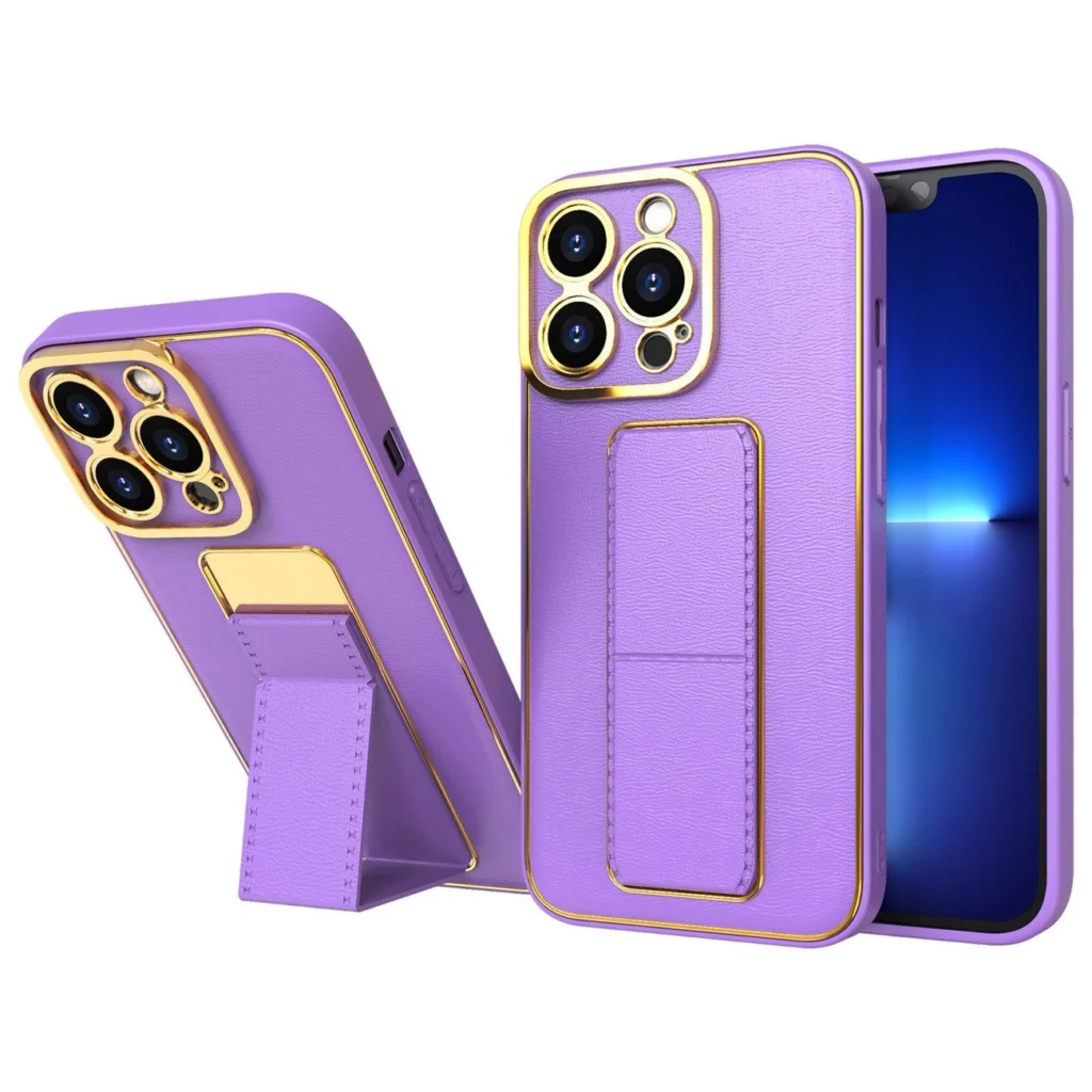 New Kickstand Case Case For With Stand Purple iPhone 13 Pro Max Tok