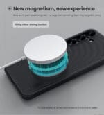 Nillkin Super Frosted PRO Magnetic Black Samsung Galaxy S25 Tok
