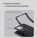 Nillkin Super Frosted PRO Magnetic Black Samsung Galaxy S25 Ultra Tok