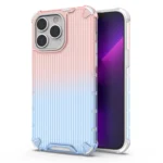 Ombre Protect Case For Armored Cover Pink And Blue iPhone 14 Pro Tok