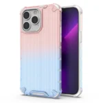 Ombre Protect Case For Armored Cover Pink And Blue iPhone 14 Pro Tok