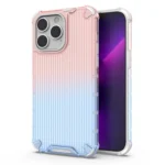 Ombre Protect Case For Armored Cover Pink And Blue iPhone 14 Pro Tok