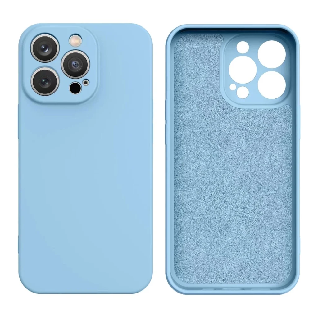 Silicone Case Plus Silicone Cover Light Blue iPhone 14 Plus Tok