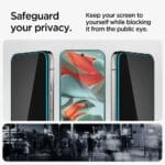 Spigen Glas.Tr ”Ez Fit” 2-Pack Privacy Google Pixel 9 Pro XL