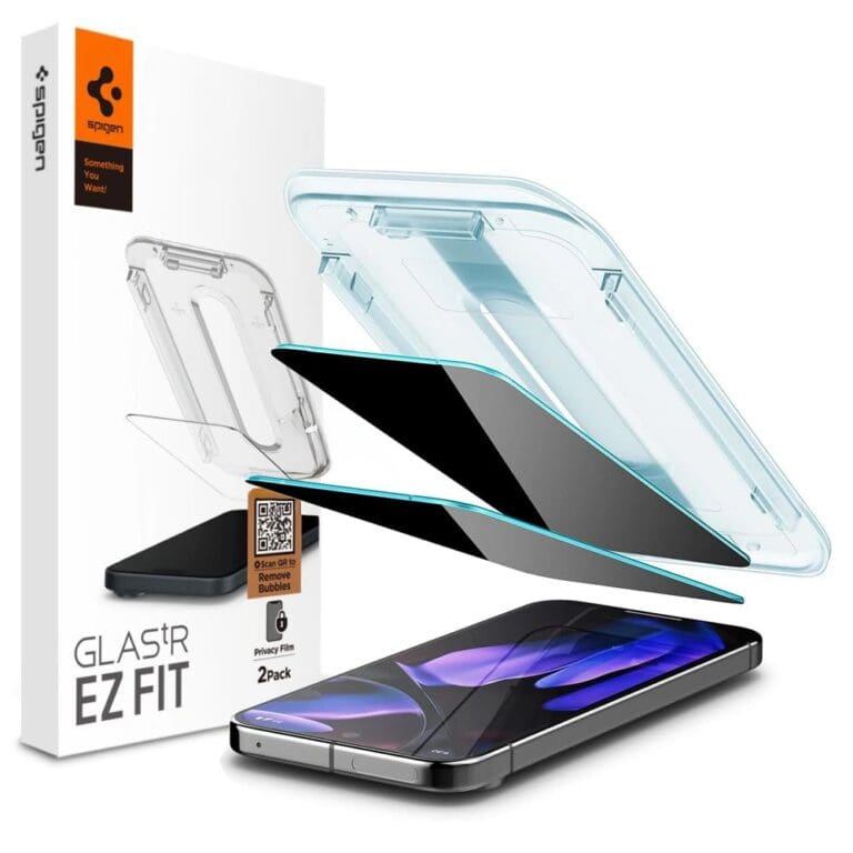 Spigen Glas.Tr ”Ez Fit” 2-Pack Privacy Google Pixel 9 Pro XL