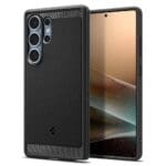 Spigen Rugged Armor Mag MagSafe Matte Black Samsung Galaxy S25 Ultra Tok