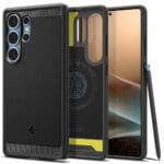 Spigen Rugged Armor Mag MagSafe Matte Black Samsung Galaxy S25 Ultra Tok