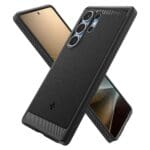 Spigen Rugged Armor Mag MagSafe Matte Black Samsung Galaxy S25 Ultra Tok
