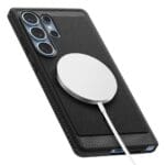 Spigen Rugged Armor Mag MagSafe Matte Black Samsung Galaxy S25 Ultra Tok