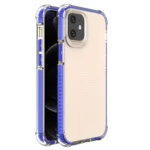 Spring Armor Clear Tpu Gel Rugged Protective Cover With Colorful Frame For Blue iPhone 12 Mini Tok