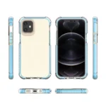 Spring Armor Clear Tpu Gel Rugged Protective Cover With Colorful Frame For Green iPhone 12 Mini Tok