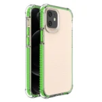 Spring Armor Clear Tpu Gel Rugged Protective Cover With Colorful Frame For Green iPhone 12 Mini Tok