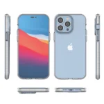 Spring Case Case For Silicone Cover With Frame Black iPhone 14 Pro Max Tok