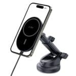 Tech-Protect Mm15W-V6 Magnetic MagSafe Dashboard & Vent Car Mount Wireless Charger 15W Black/Black