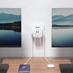 Tech-Protect Pcl3X4 Power Socket 2 Usb & 2 Type-C & 3 Socket White