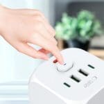 Tech-Protect Pcl3X4 Power Socket 2 Usb & 2 Type-C & 3 Socket White