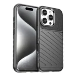 Thunder Silicone Case Black iPhone 16 Pro Tok