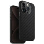 Uniq Keva Magclick Charging Carbon Black iPhone 15 Pro Tok
