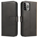 Wallet Case With Stand For Magnet Case - Black iPhone 15 Pro Max Tok