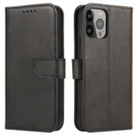 Wallet Case With Stand For Magnet Case - Black iPhone 15 Pro Max Tok
