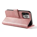 Wallet Case With Stand For Magnet Case - Pink iPhone 15 Pro Max Tok